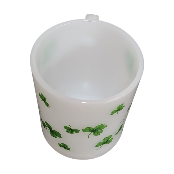 Vintage 70's Anchor Hocking Fire-King Milk Glass Mug - Picture 4 of 8